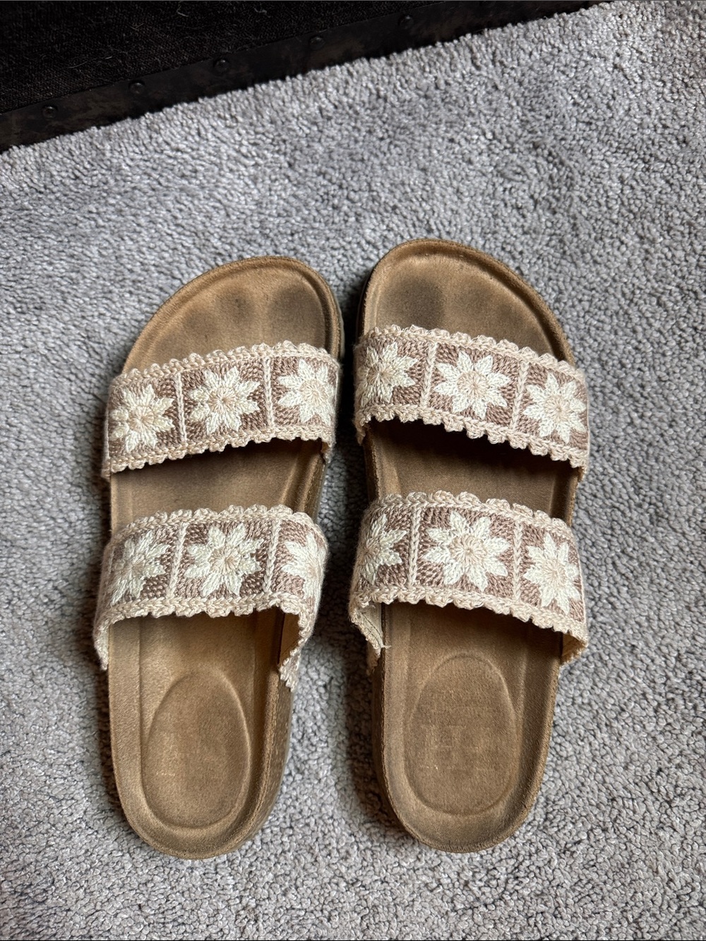 Haunte Hippie Floral Crochet Sandals - Picture 2 of 5